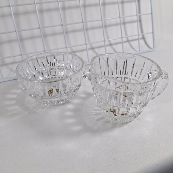 New Genuine Kristal Zajecar Vintage 24% Lead Crystal Cream & Sugar Set - Picture 2 of 6